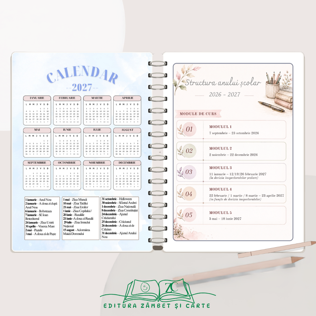 AGENDA Cadrului Didactic 2026-2027
