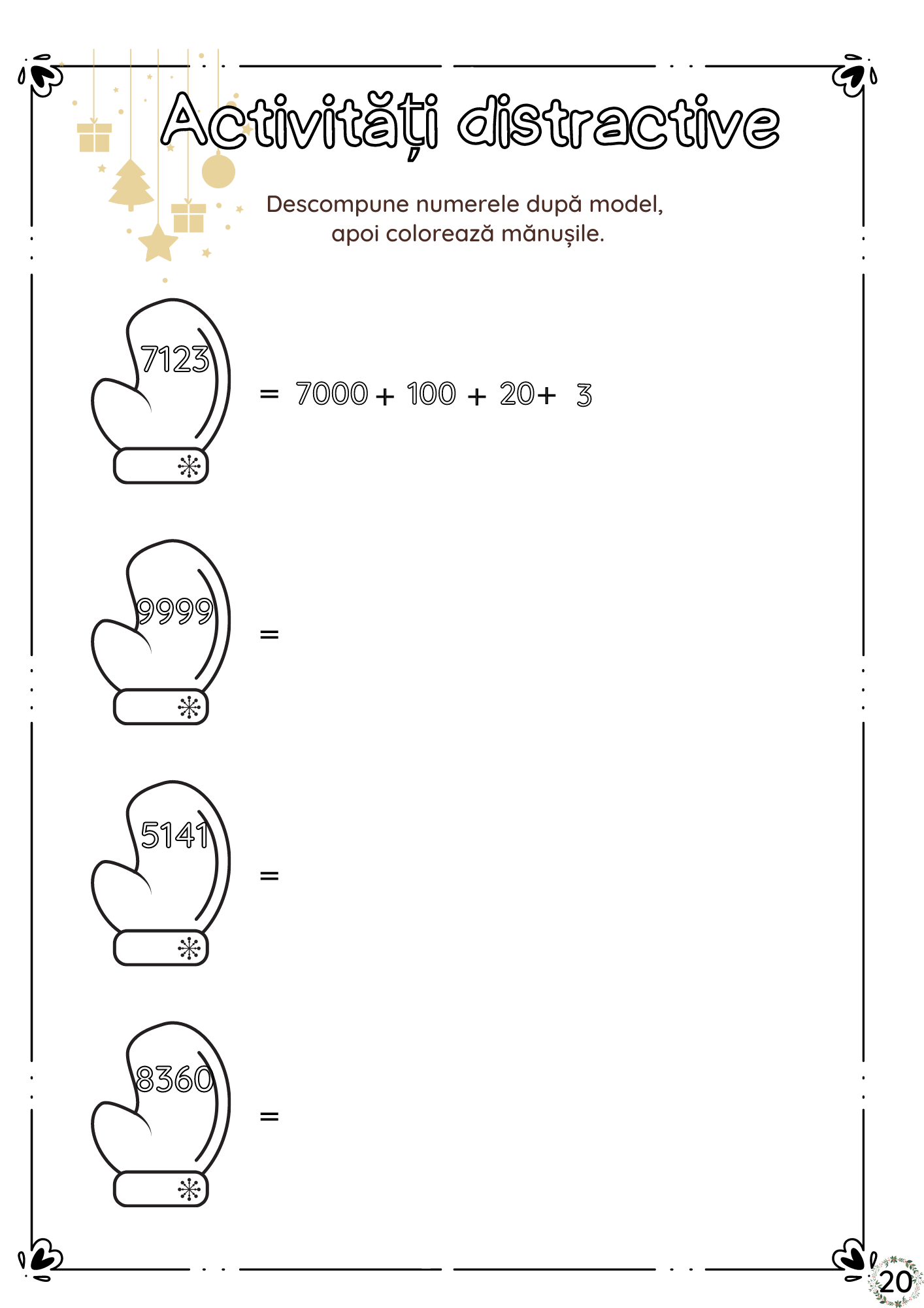 Cărticica Magică cu Activități de Iarnă cls. a III-a-pdf