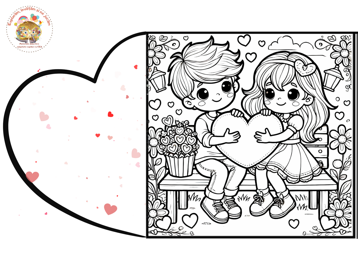 FIȘE LUCRU DRAGOBETE/SF.VALENTIN