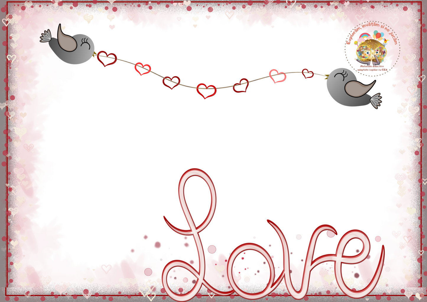 FIȘE LUCRU DRAGOBETE/SF.VALENTIN