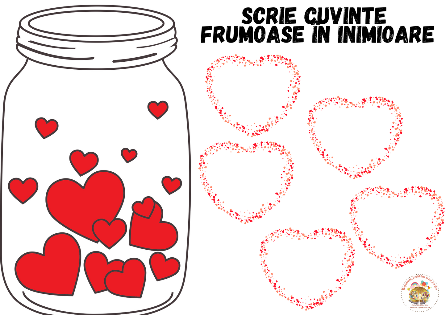 FIȘE LUCRU DRAGOBETE/SF.VALENTIN