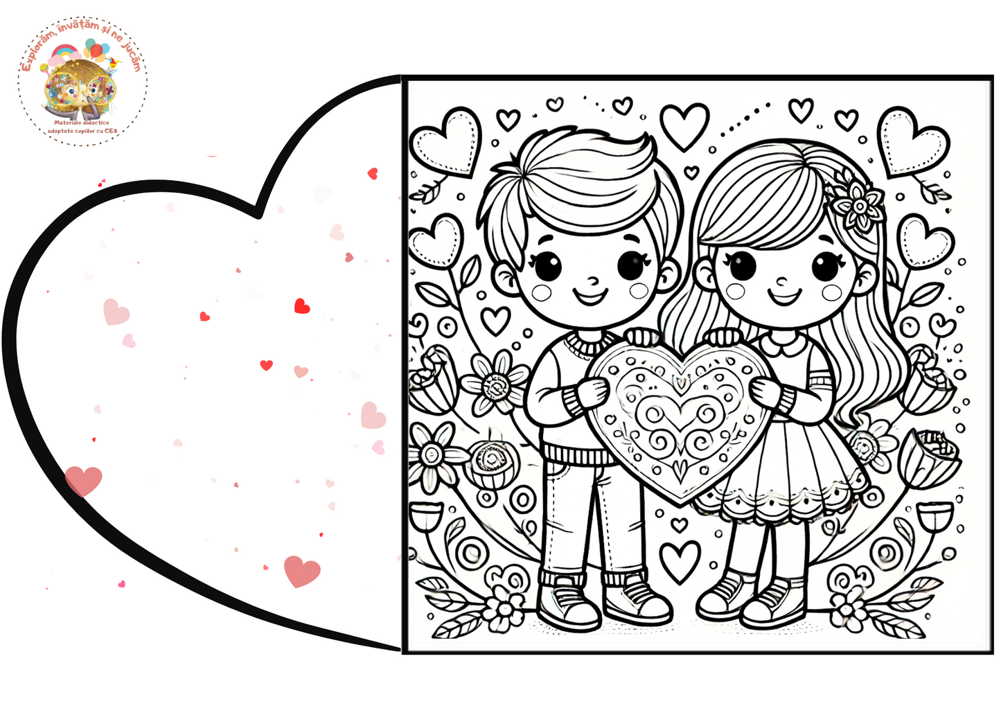 FIȘE LUCRU DRAGOBETE/SF.VALENTIN