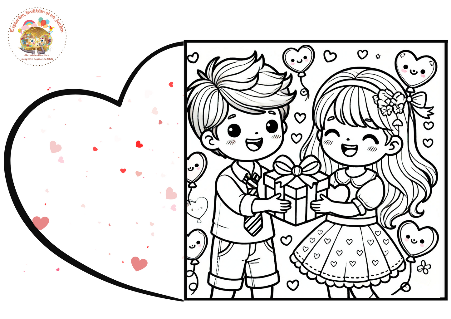 FIȘE LUCRU DRAGOBETE/SF.VALENTIN