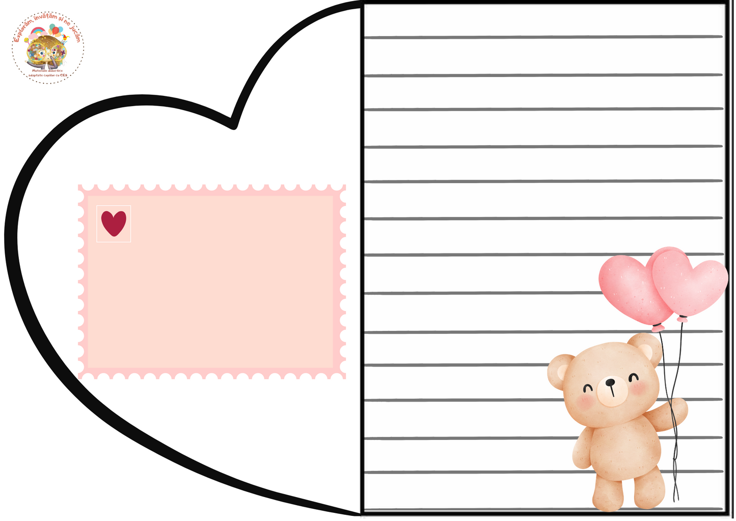 FIȘE LUCRU DRAGOBETE/SF.VALENTIN