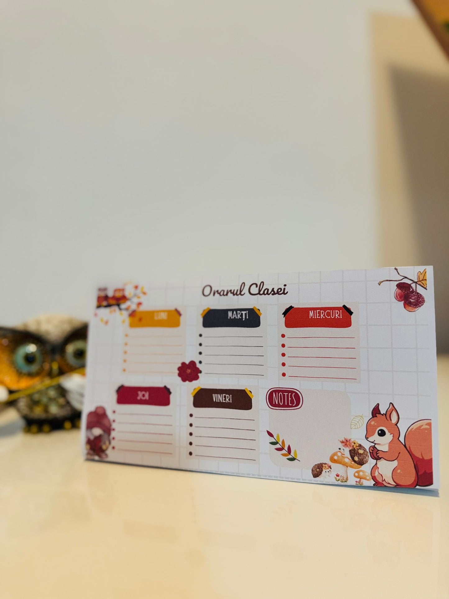 Orar+Calendar piramidă