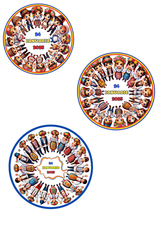 Insigne pentru 24 Ianuarie - Ziua Unirii Principatelor Române