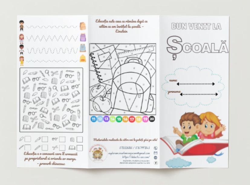 PLIANT ÎNCEPUT DE AN ȘCOLAR