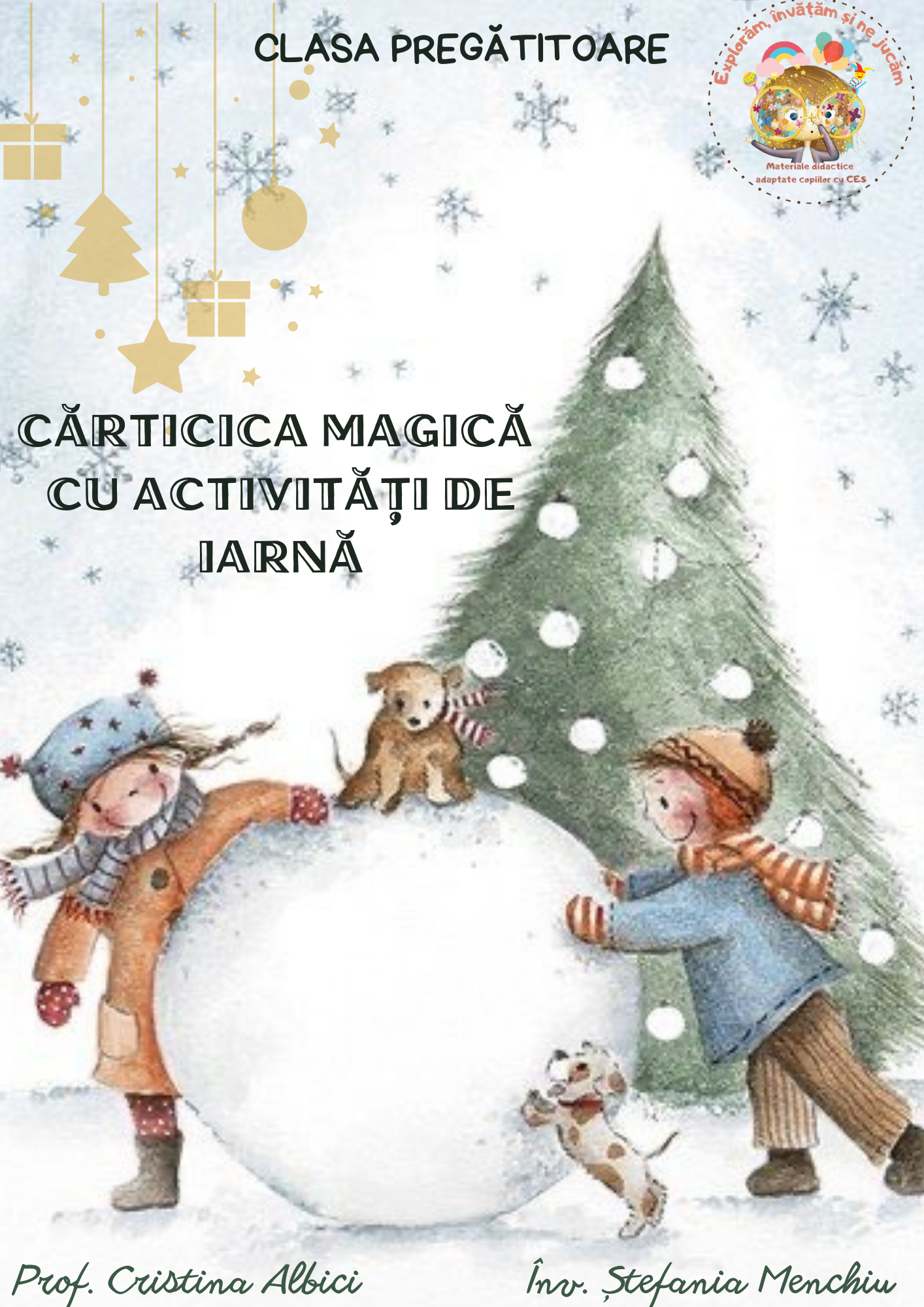 Cărticica Magică cu Activități de Iarnă CP- pdf