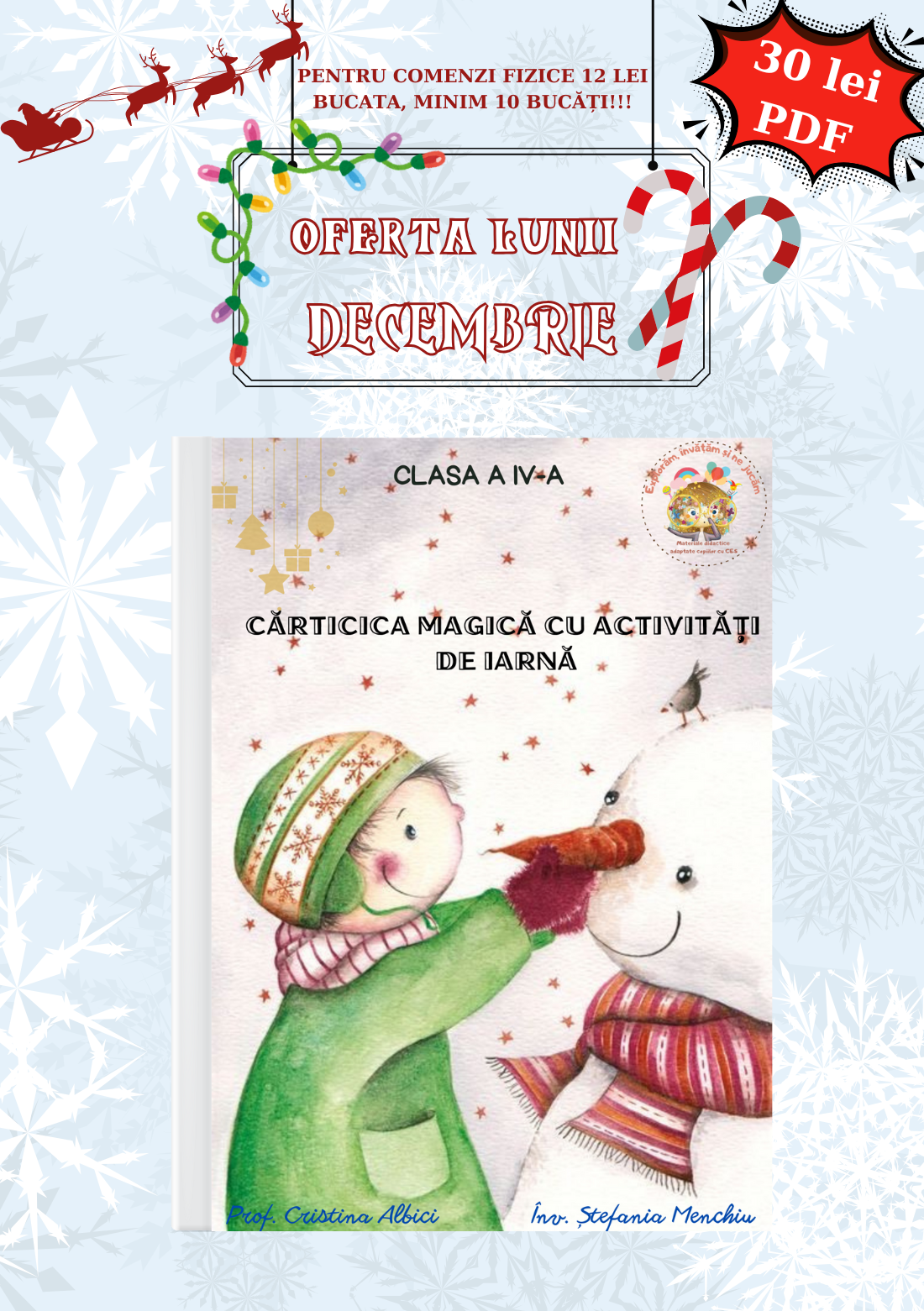 Cărticica Magică cu Activități de Iarnă cls. a IV-a-pdf