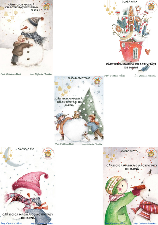 SET Cărticica Magică cu Activități de Iarnă-pdf