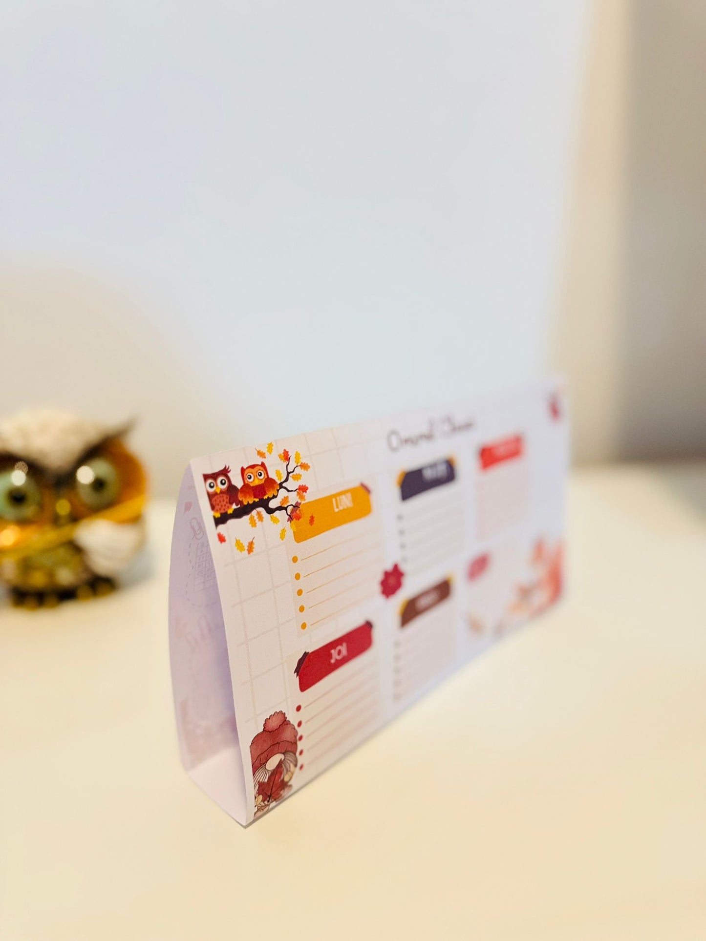 Orar+Calendar piramidă