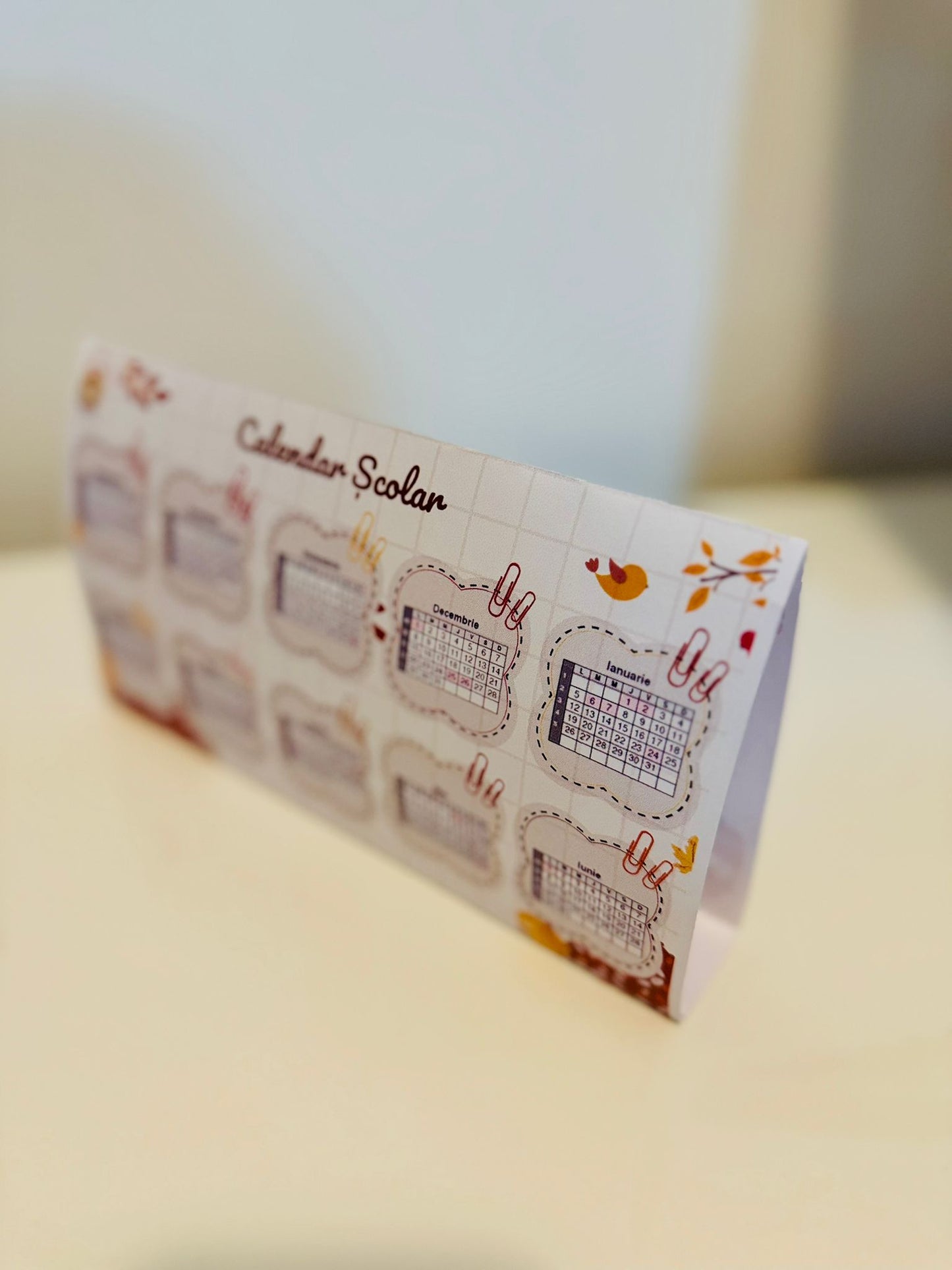 Orar+Calendar piramidă