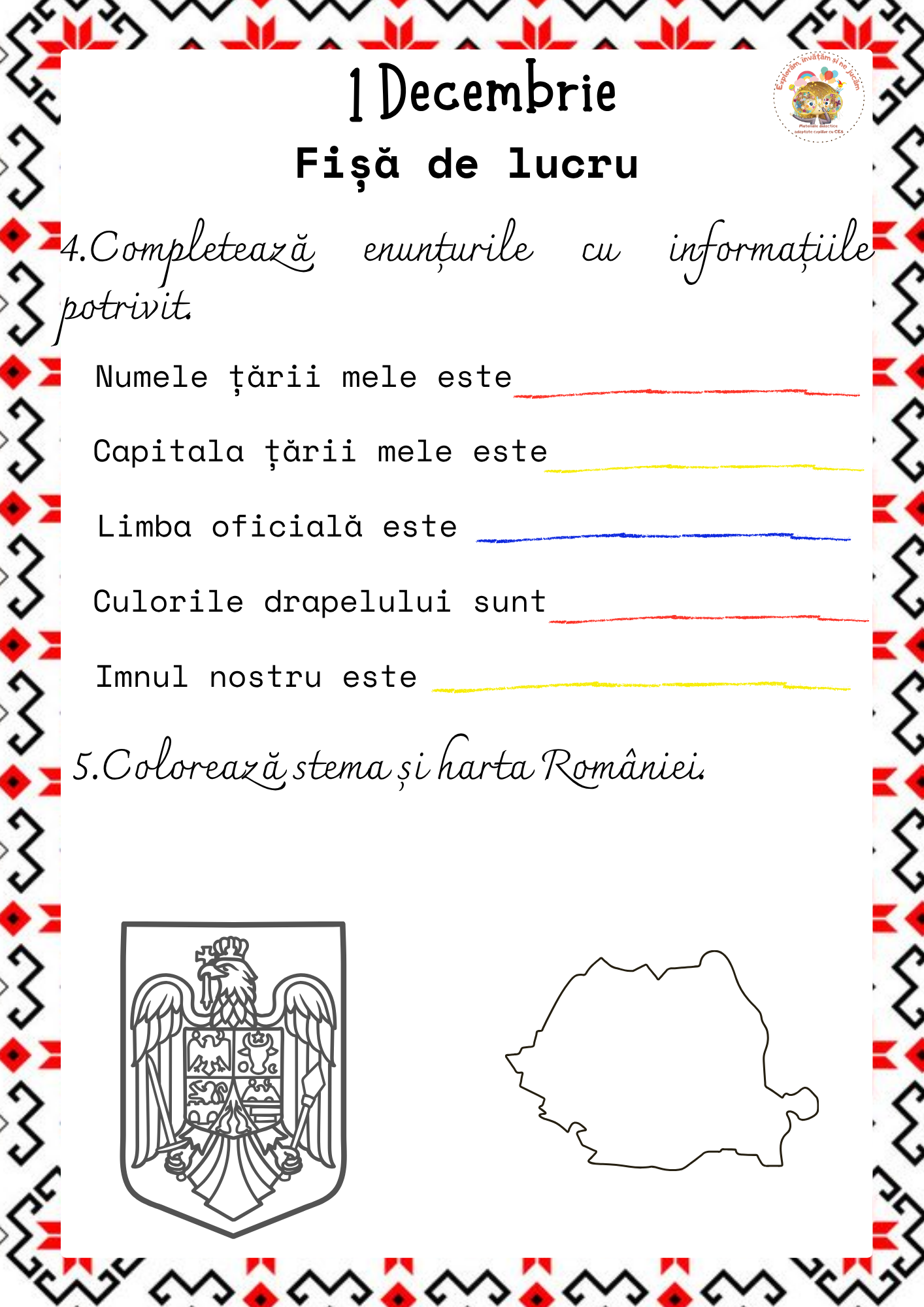 Fișe lucru 1 DECEMBRIE