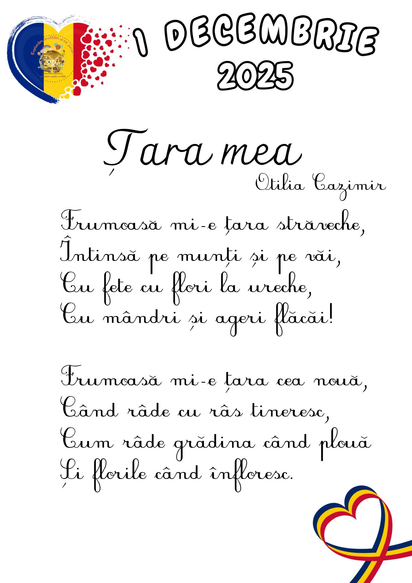 Fișe lucru 1 DECEMBRIE